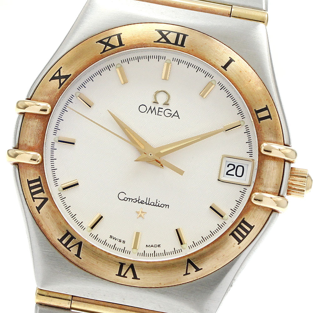 OMEGA Constellation 1212.30 YG2 tone full bar Silver Dial Quartz Men's _941099