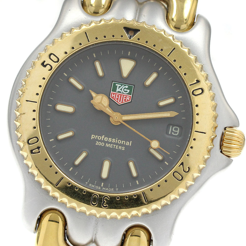 TAG HEUER S/el S95.206F Date gray Dial Quartz Men's Watch_941101