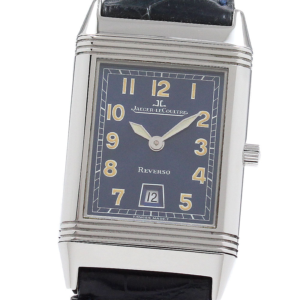 JAEGER-LECOULTRE Reverso Classic 250.8.10 Date Navy Dial Quartz Men's Watch_941108