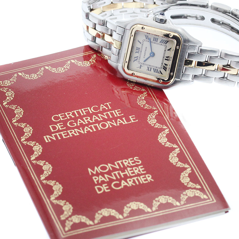 CARTIER PANTHERE SM W25029B5 1 row beige Dial Quartz Ladies Watch_941109