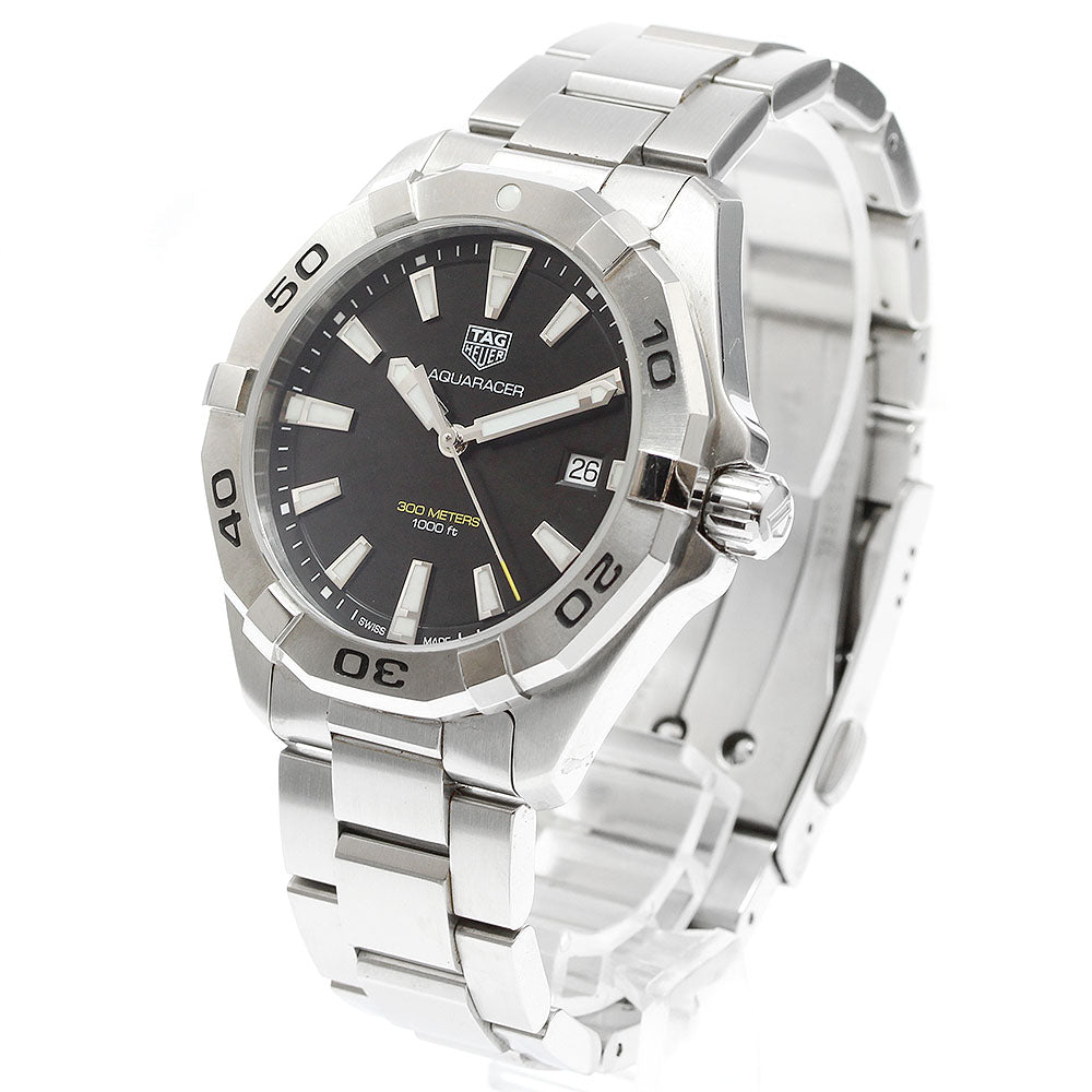 TAG HEUER Aqua racer WBD1110 Date black Dial Quartz Men's Watch_941119