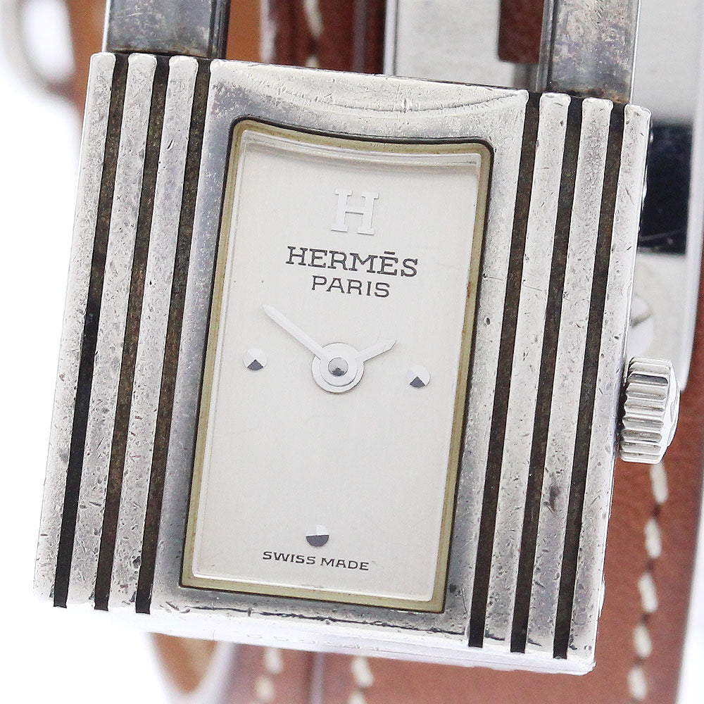 HERMES Kelly watch SV925 Double Tour Silver Dial Quartz Ladies Watch_941165
