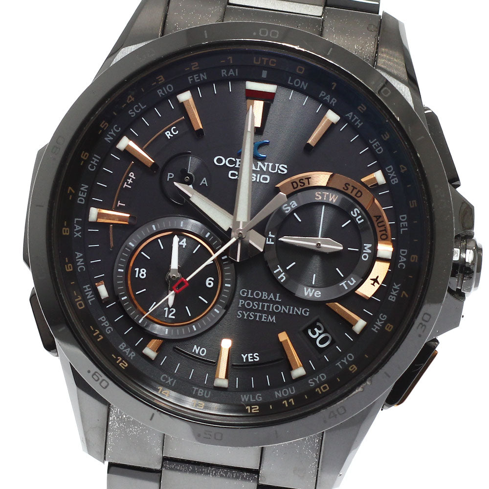 CASIO Oceanus OCW-G1000B-1A2JF GPS Solar Powered Radio Men's Watch_941174