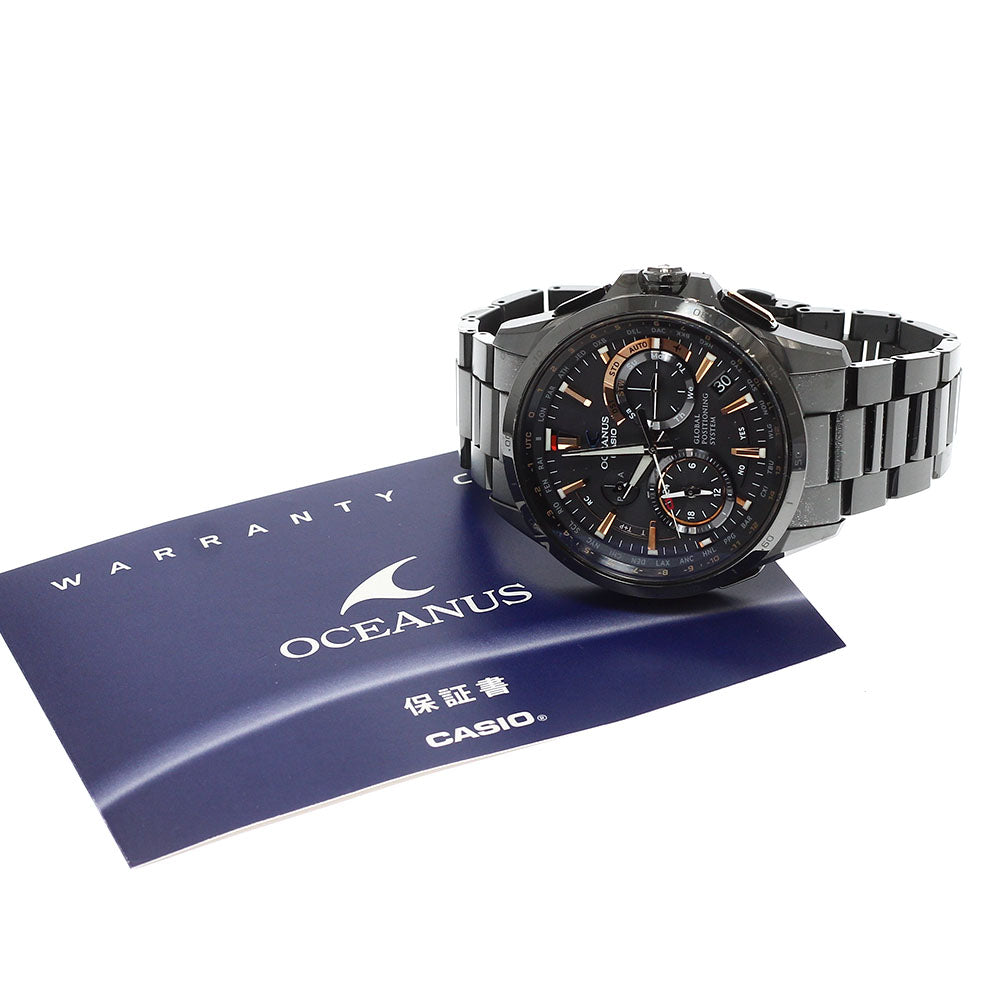 CASIO Oceanus OCW-G1000B-1A2JF GPS Solar Powered Radio Men's Watch_941174