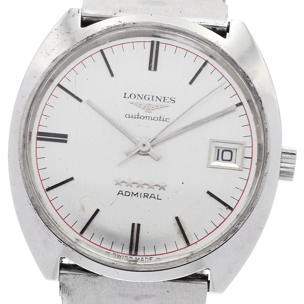 LONGINES Admiral 5 Star Date Silver Dial Automatic Men's Watch_941176
