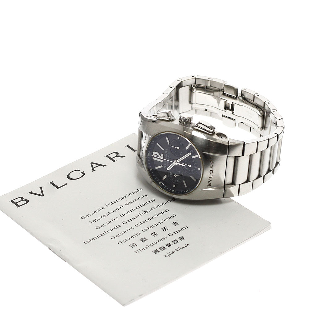 BVLGARI Elgon EG35SCH Chronograph black Dial Automatic Boy's Watch_941192