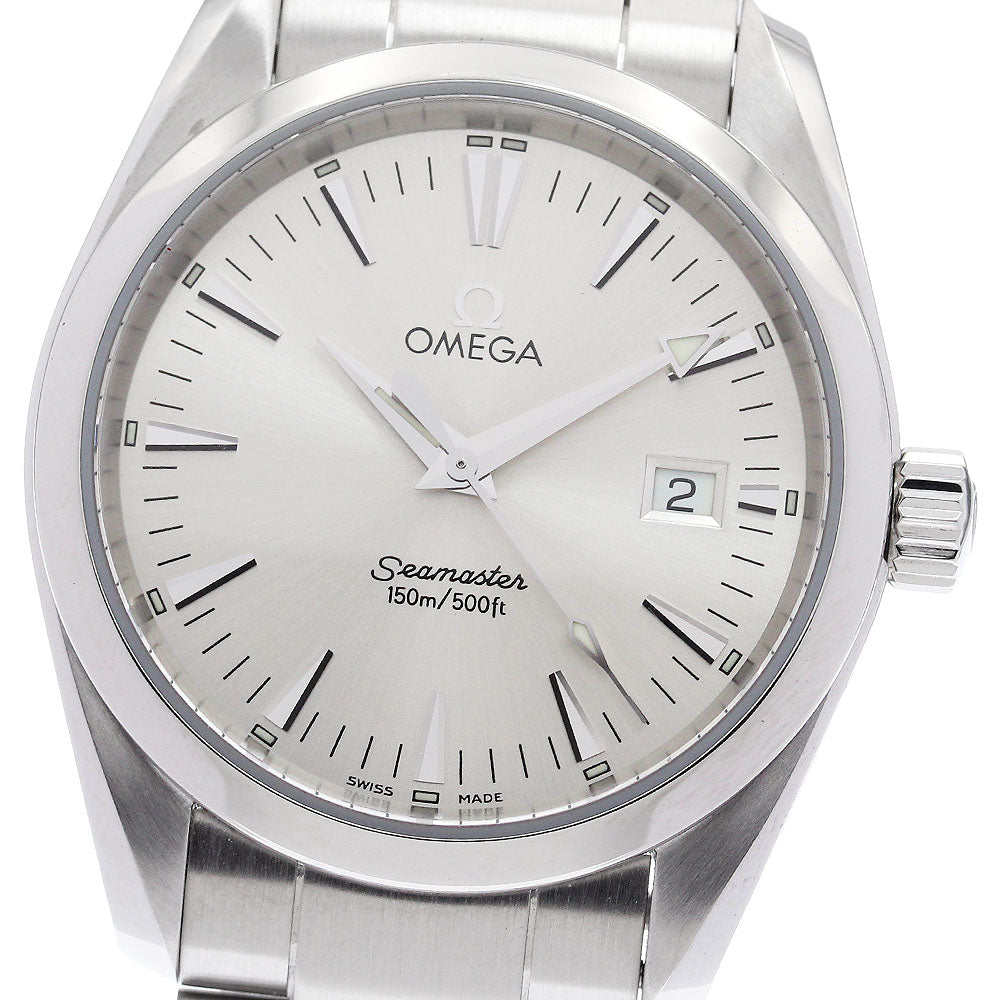 OMEGA Seamaster Aqua Terra 2518.30 Date Silver Dial Quartz Boy's Watch_941278
