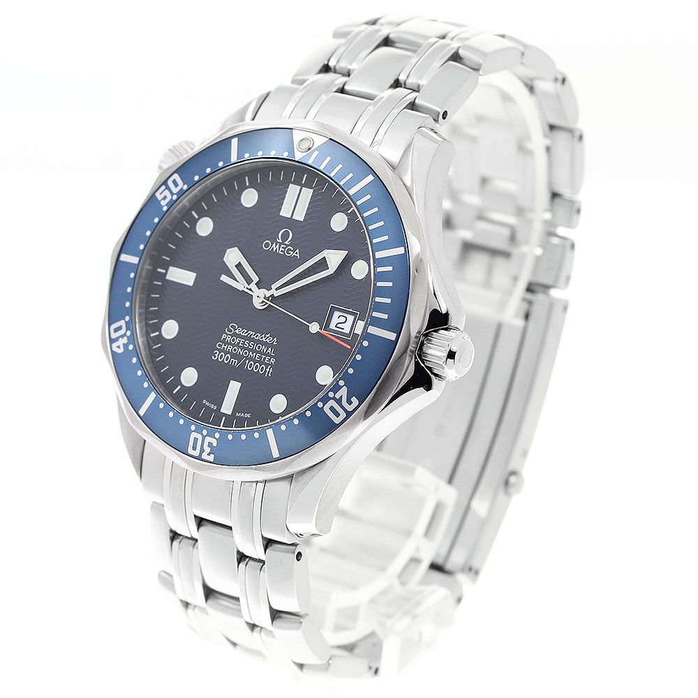 OMEGA Seamaster300 2531.80 Date Navy Dial Automatic Men's Watch_941296