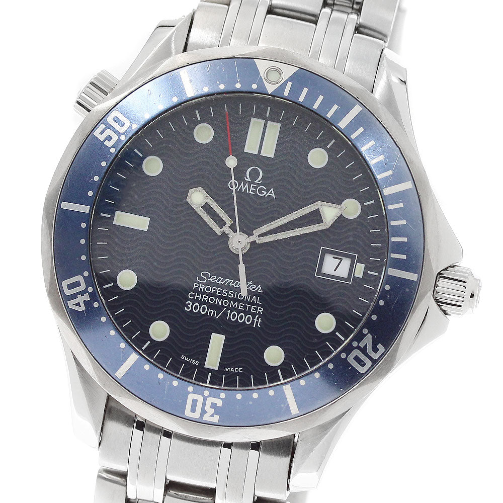 OMEGA Seamaster300 2531.80 Date Navy Dial Automatic Men's Watch_941298
