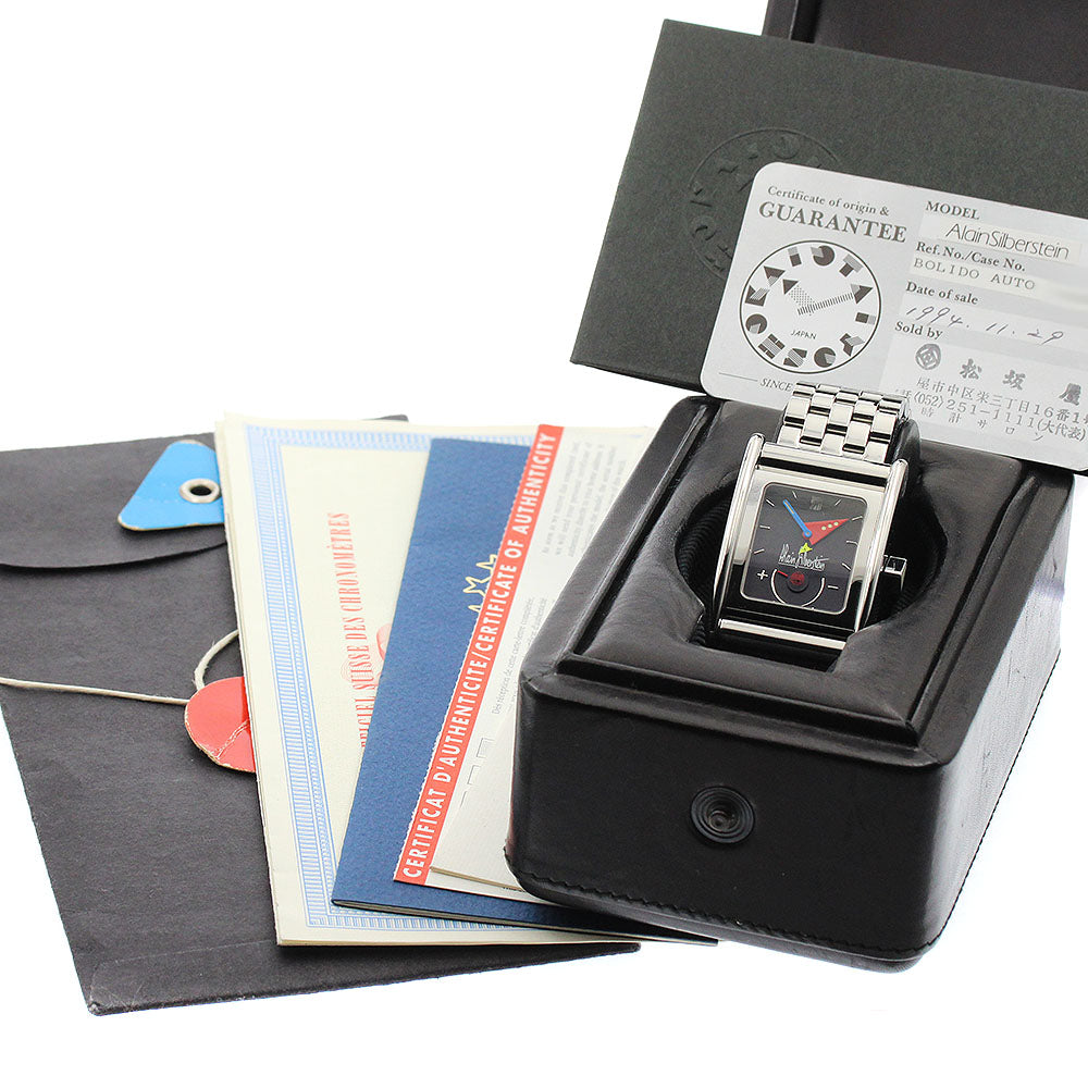 Alain Silberstein Borido Date power reserve Black Dial Automatic Men's_941304