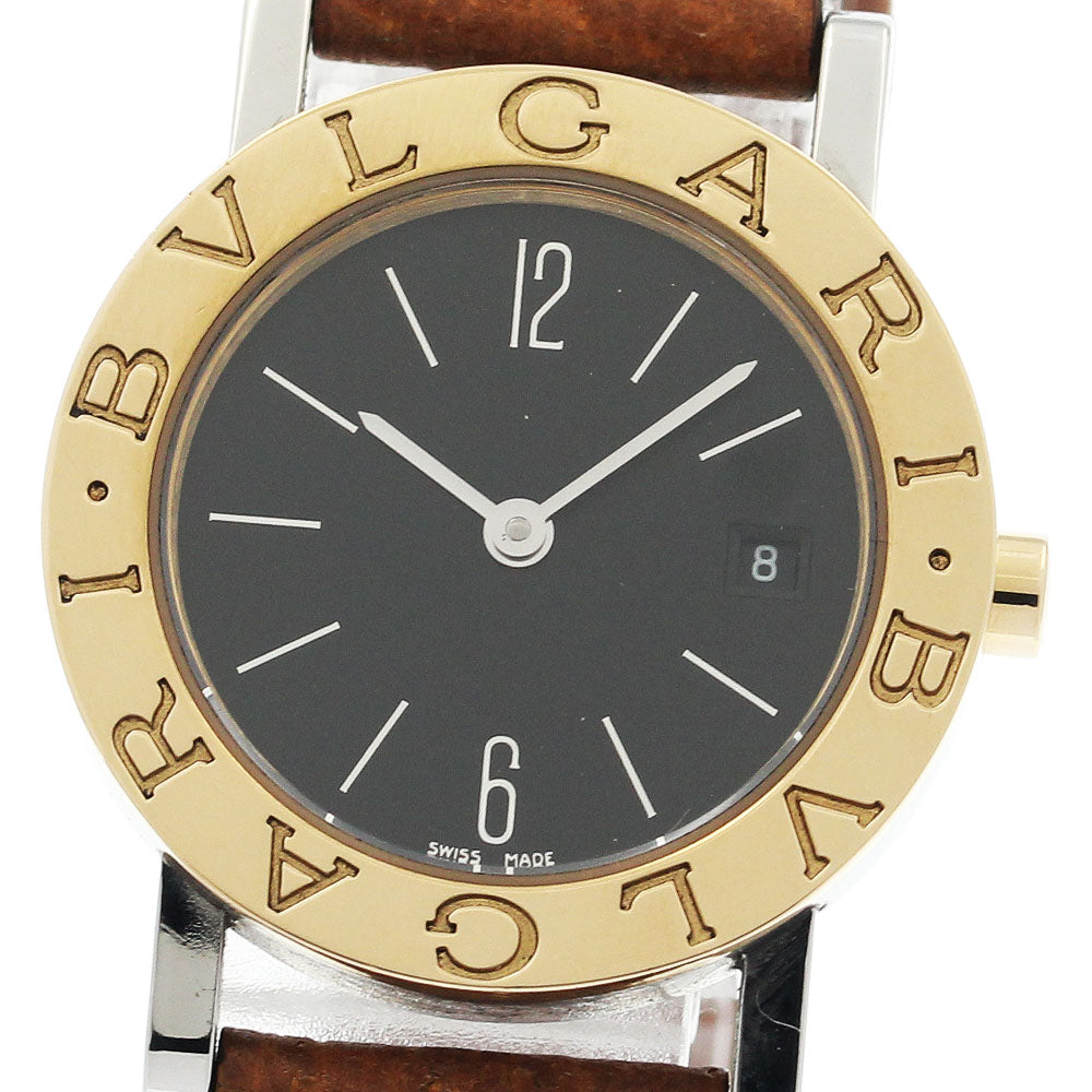 BVLGARI BVLGARIBVLGARI BB26SGL Date Black Dial Quartz Ladies Watch_941311