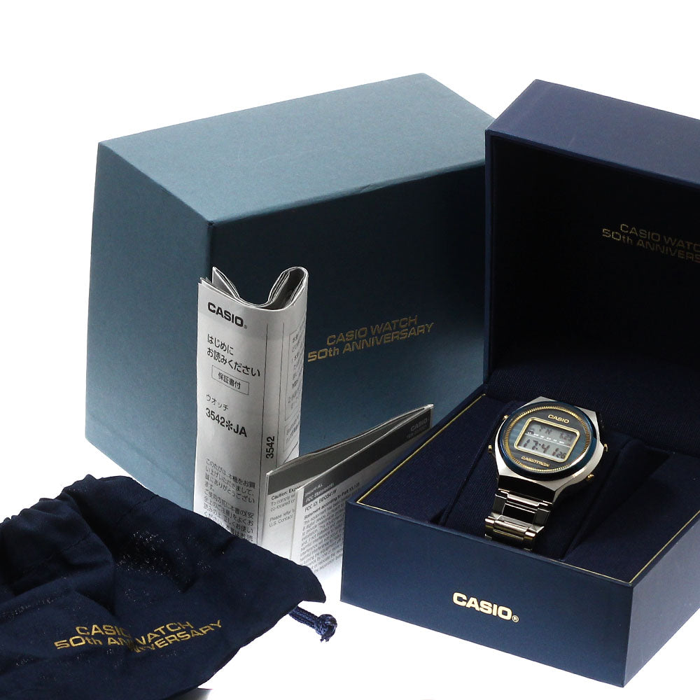 CASIO Casiotron TRN-50SS-2AJR 50th anniversary Solar Powered Radio Men's_941322