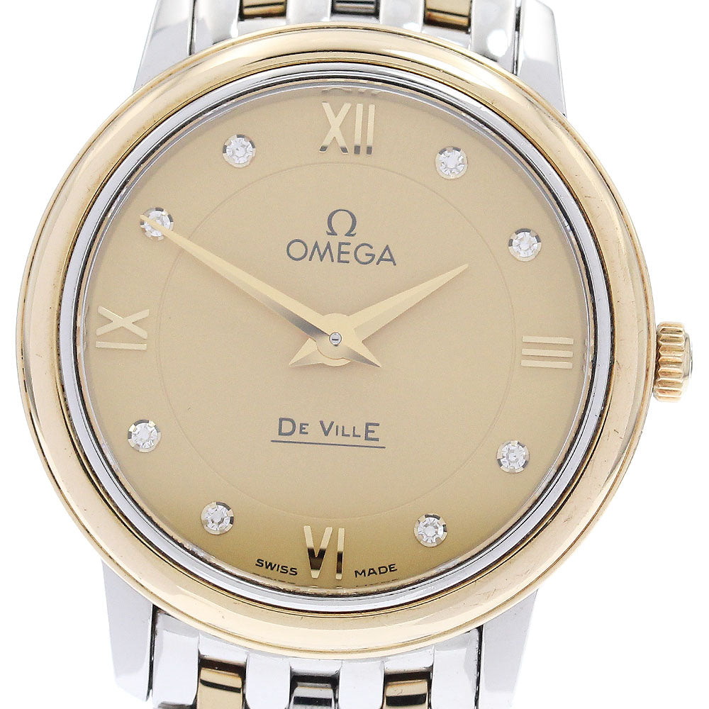 OMEGA De Ville Prestige 424.20.27.60.58.001 8P diamond Quartz Ladies_941326
