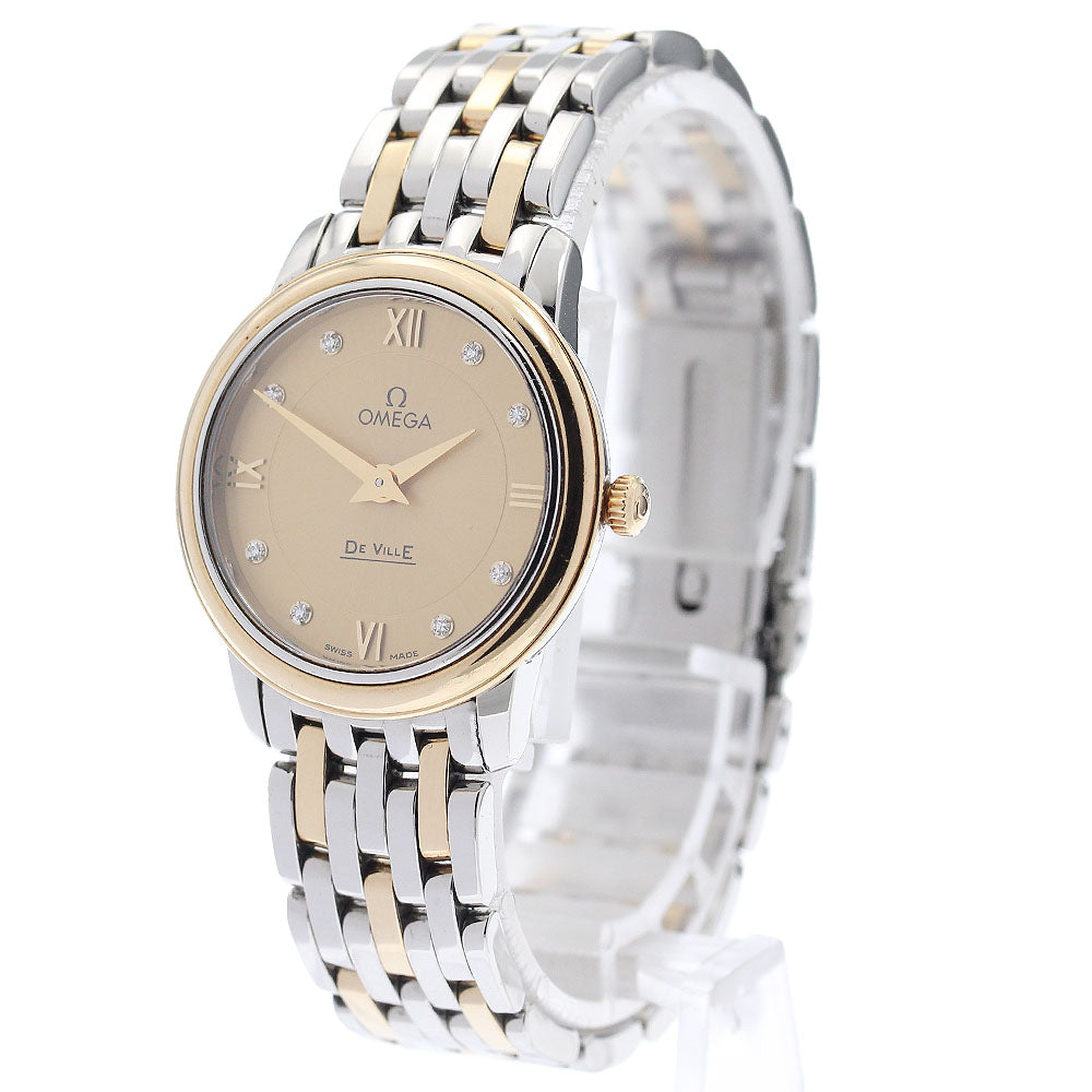 OMEGA De Ville Prestige 424.20.27.60.58.001 8P diamond Quartz Ladies_941326