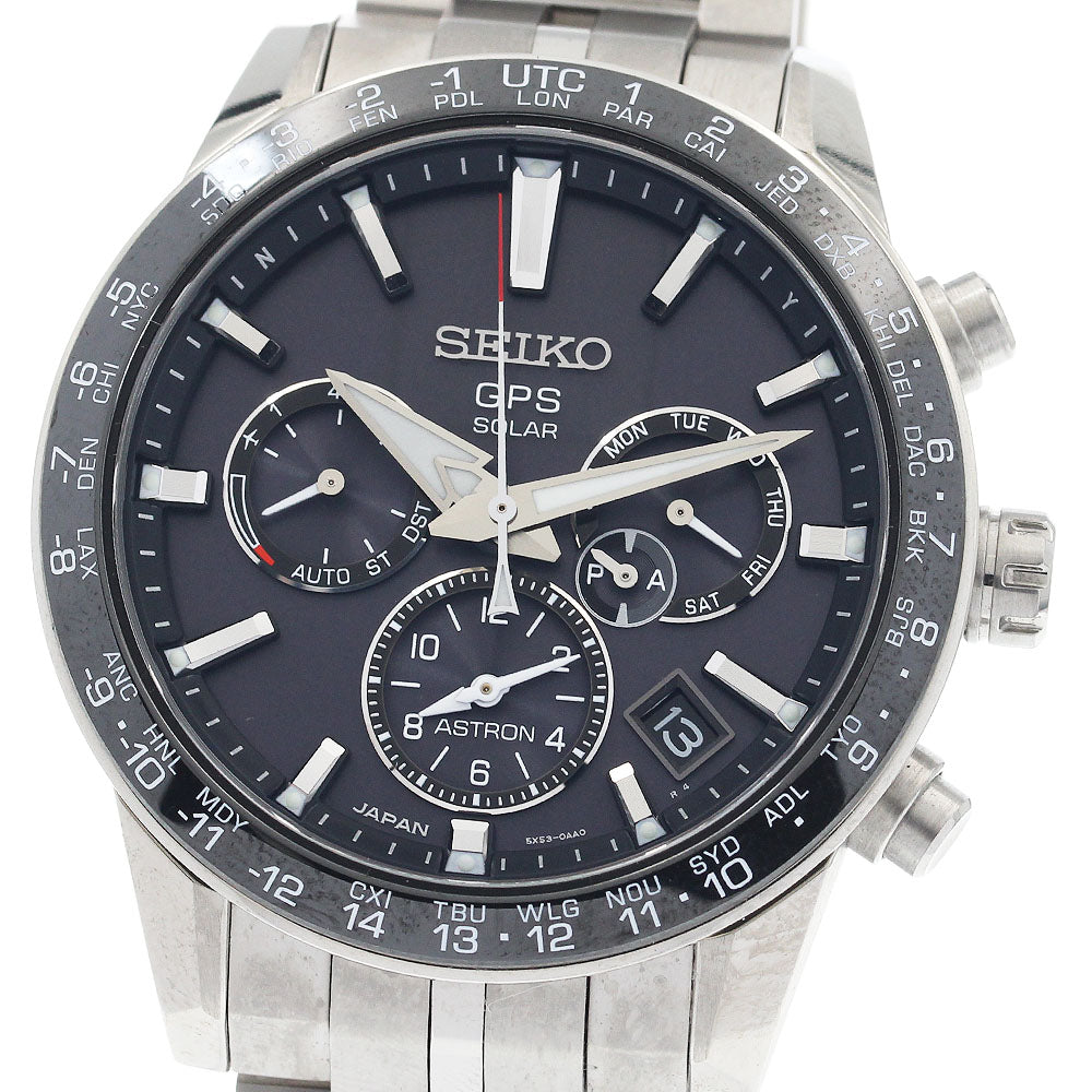 SEIKO Astron SBXC003/5X53-0AB0 GPS Solar Powered Radio Men's Watch_941797