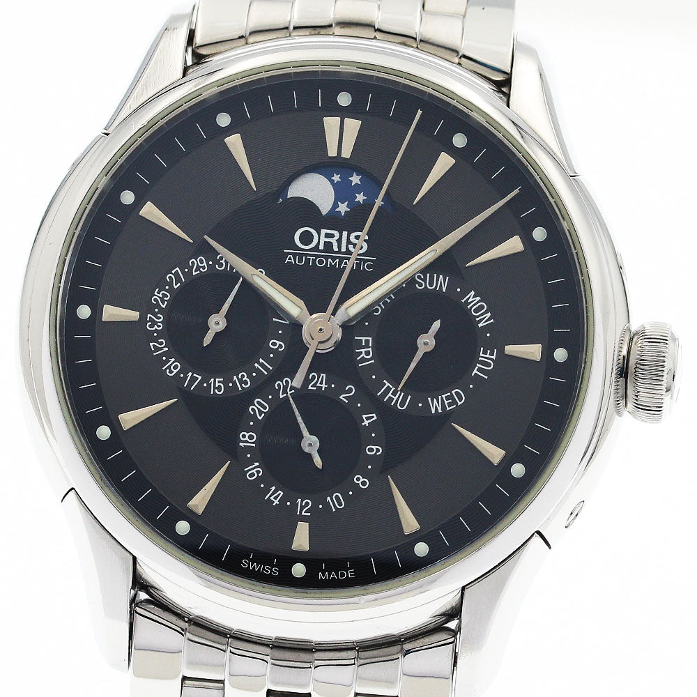 ORIS Artelier Complication 7592 Moon Phase Day Date Automatic Men's Watch_941798