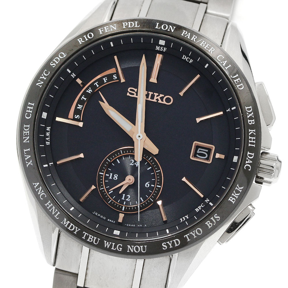 SEIKO Brightz Flight Expert SAGA243/8B63-0AA0 Solar Powered Radio Men's_941799