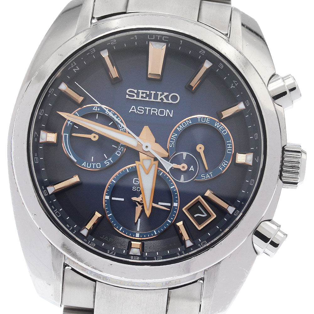 SEIKO Astron SBXC049/5X53-0AJ0 Chronograph Solar Powered Radio Men's_941809