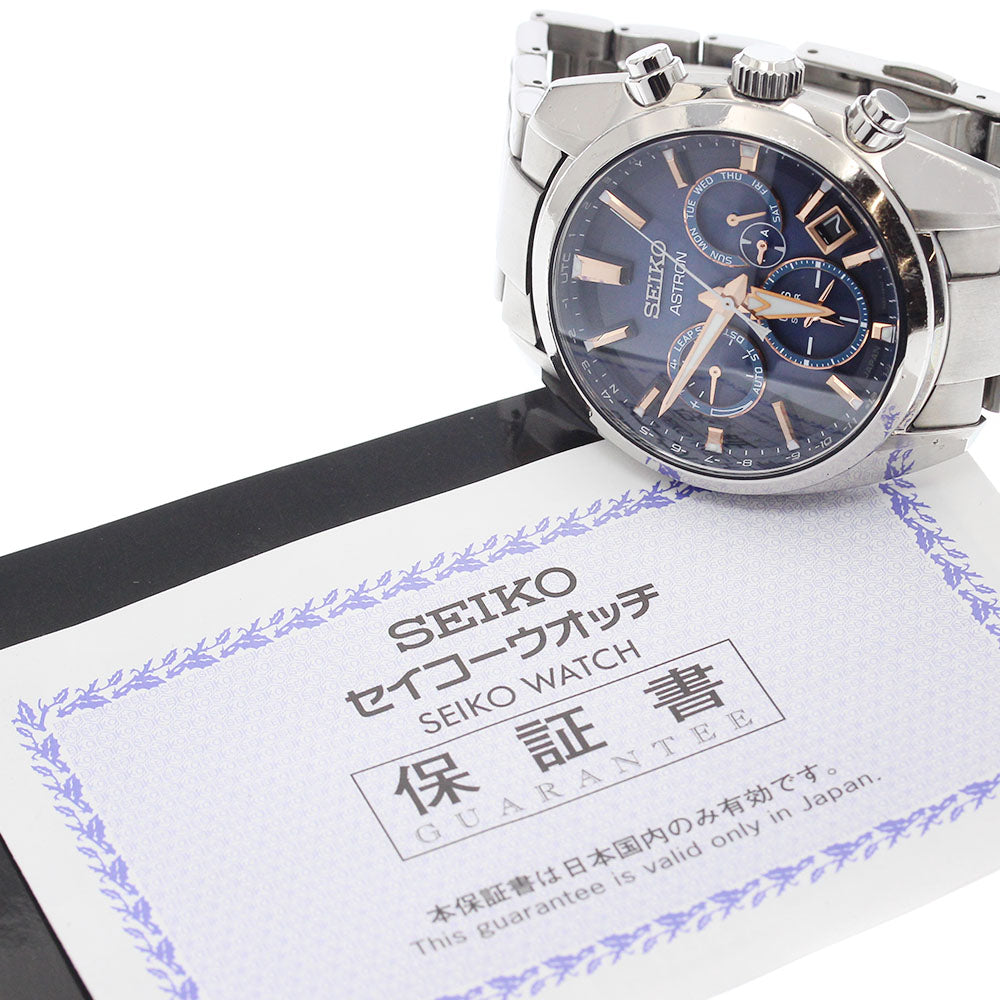 SEIKO Astron SBXC049/5X53-0AJ0 Chronograph Solar Powered Radio Men's_941809