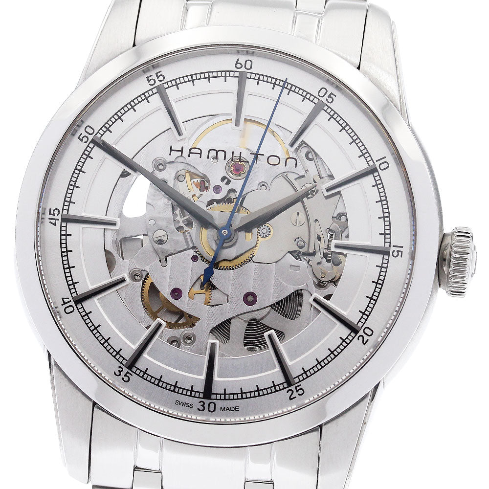 HAMILTON Rail road H406550/H40655151 Skeleton Dial Automatic Men's Watch_941820