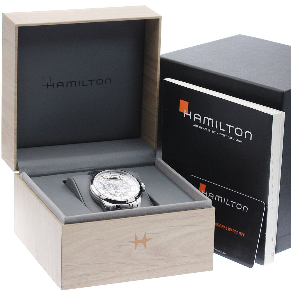HAMILTON Rail road H406550/H40655151 Skeleton Dial Automatic Men's Watch_941820