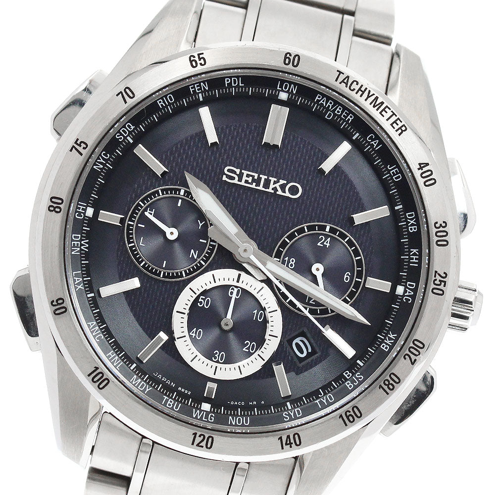SEIKO Brights 8B92-0AB0/SAGA193 Solar Powered Radio Men's Watch_941834