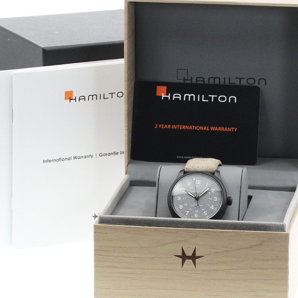 HAMILTON Khaki field H702150 Gray Dial Automatic Men's Watch_941835