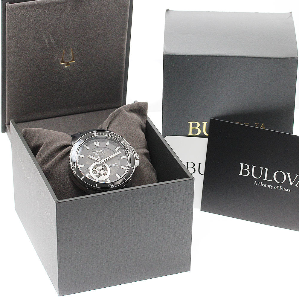 BULOVA Marine star 96A288 black Dial Automatic Men's Watch_941836