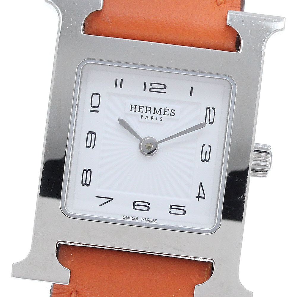 HERMES H watch HH1.210 white Dial Quartz Ladies Watch_941838