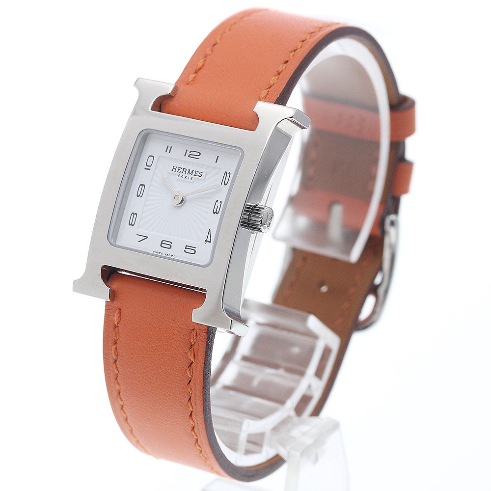 HERMES H watch HH1.210 white Dial Quartz Ladies Watch_941838
