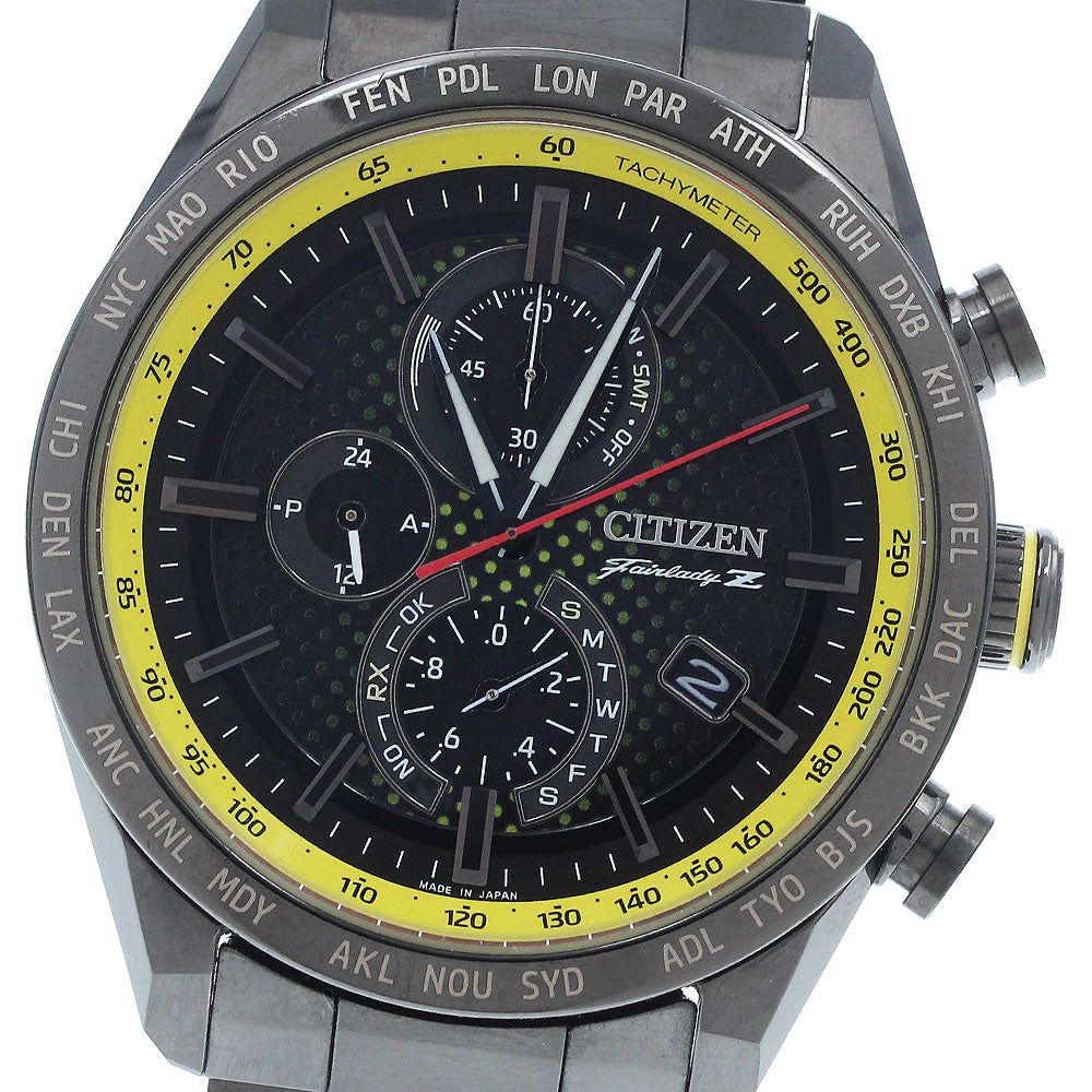 CITIZEN Nissan Attesa ACT Line AT8185-89E Solar Powered Radio Men's Watch_941852