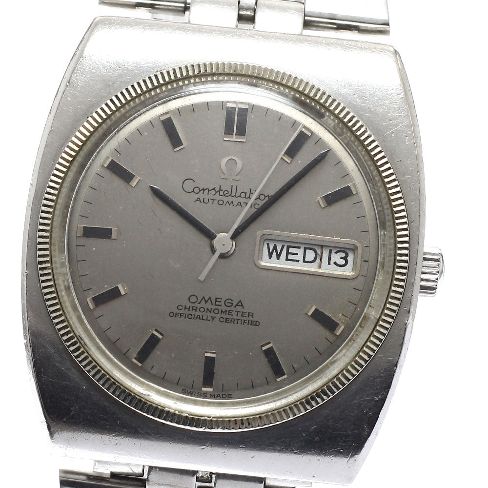 OMEGA Constellation 168.041 Day Date Cal.751 WG Bezel AT Men's Watch_941856