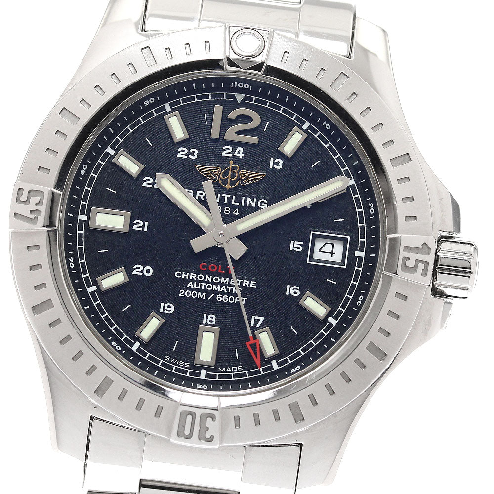 BREITLING Colt A17313 Date chronometer black Dial Automatic Men's Watch_941897