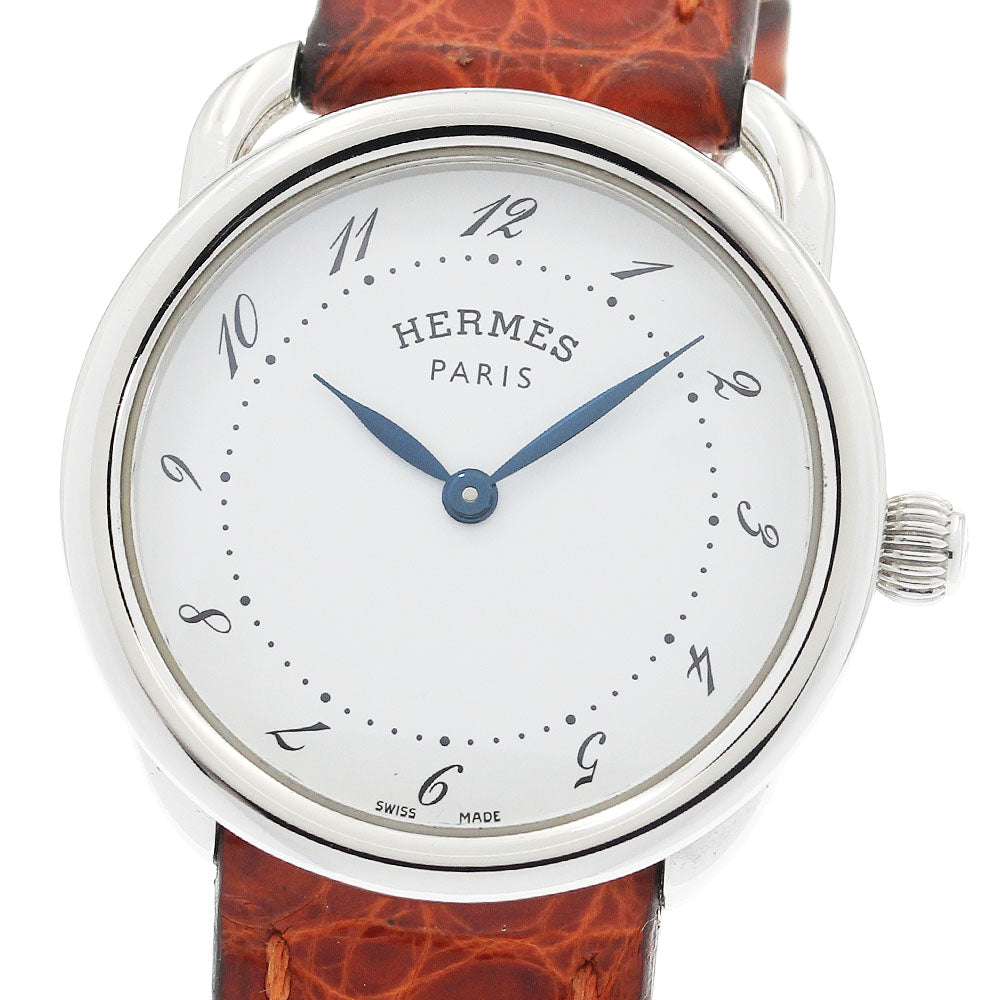 HERMES Arceau AR5.210a white Dial Quartz Ladies Watch_941904