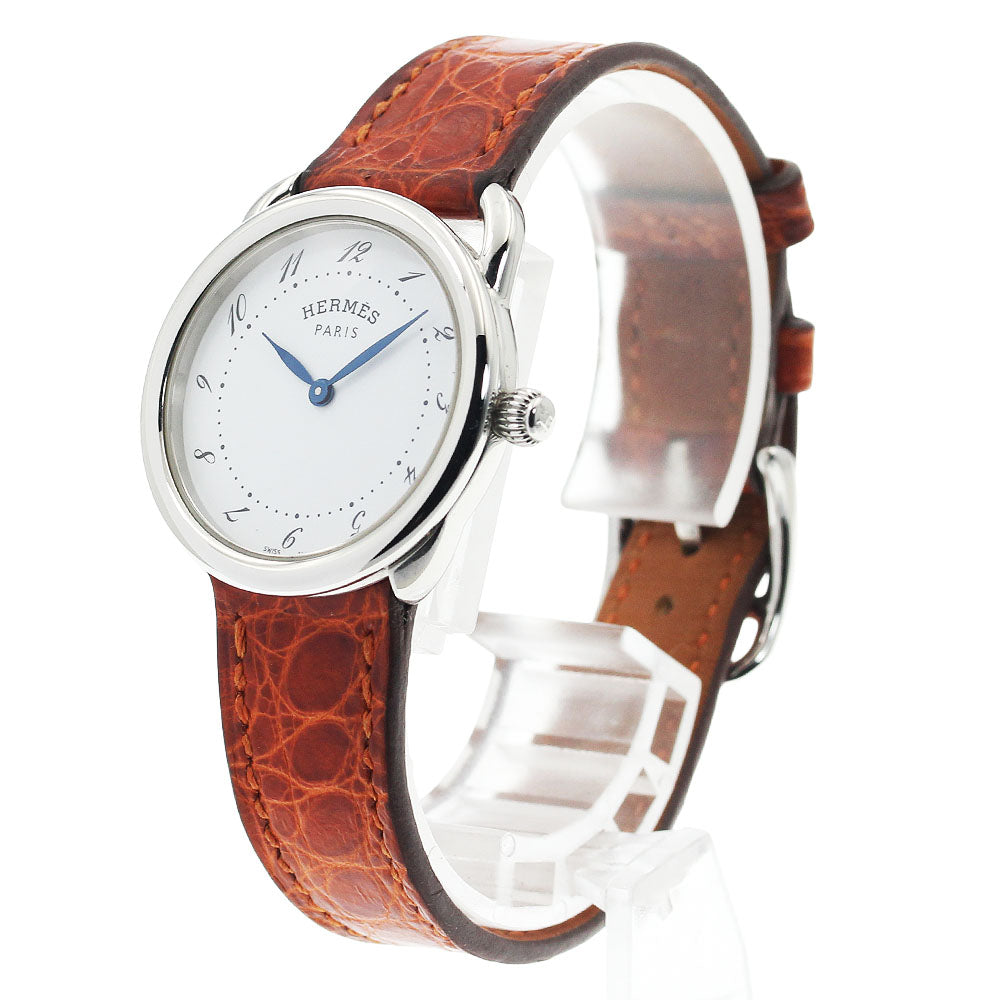 HERMES Arceau AR5.210a white Dial Quartz Ladies Watch_941904