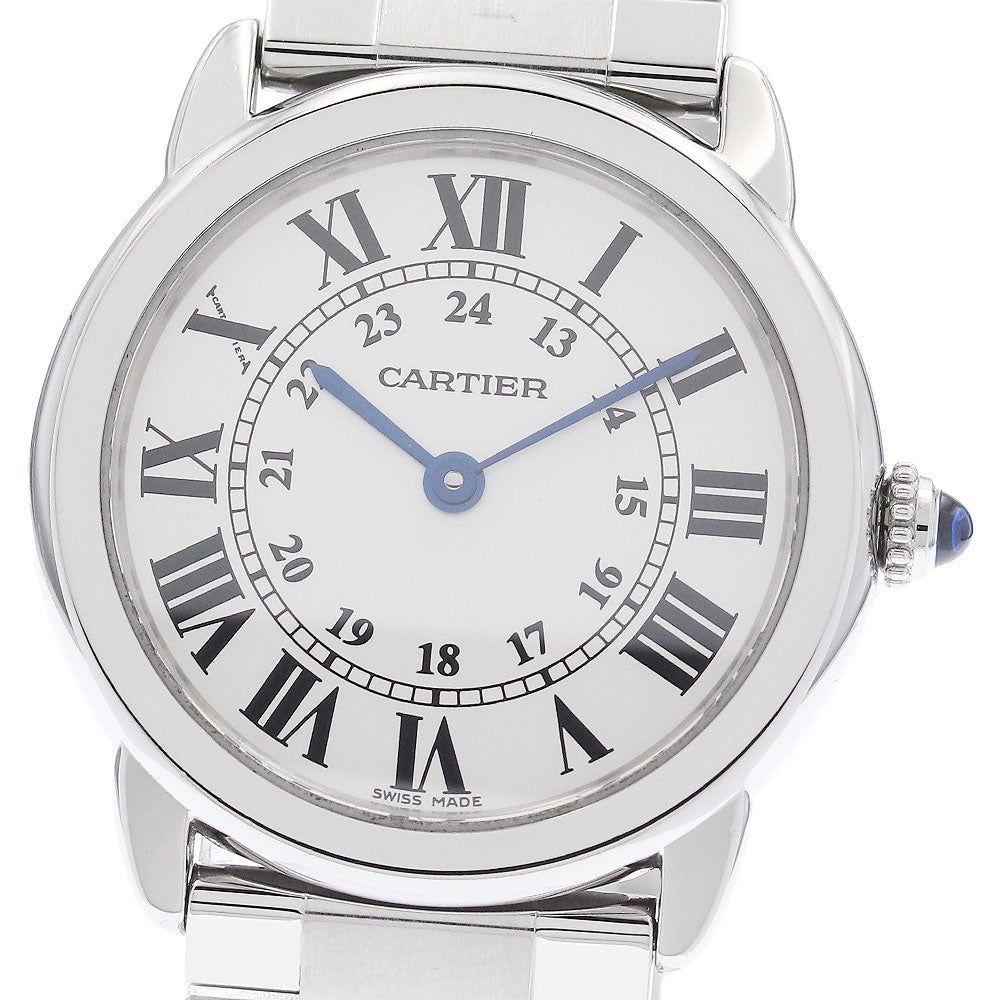 CARTIER Ronde SoloSM W6701004 Silver Dial Quartz Ladies Watch_941905