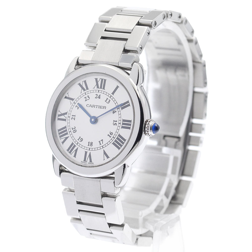 CARTIER Ronde SoloSM W6701004 Silver Dial Quartz Ladies Watch_941905