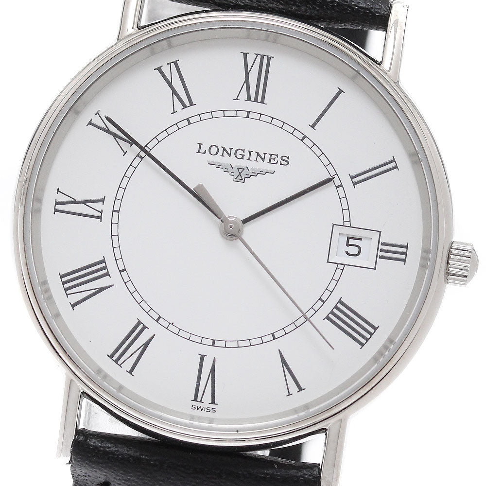 LONGINES Grand classic L4.720.4 Date White Dial Quartz Men's Watch_941920