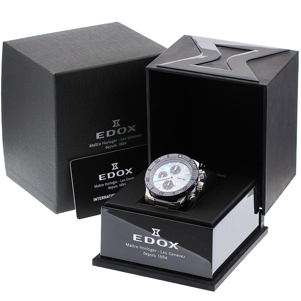 EDOX Chrono Offshore 1 01122 Day-Date Chronograph Blue shell / black Dial Automatic Men's Watch_941931