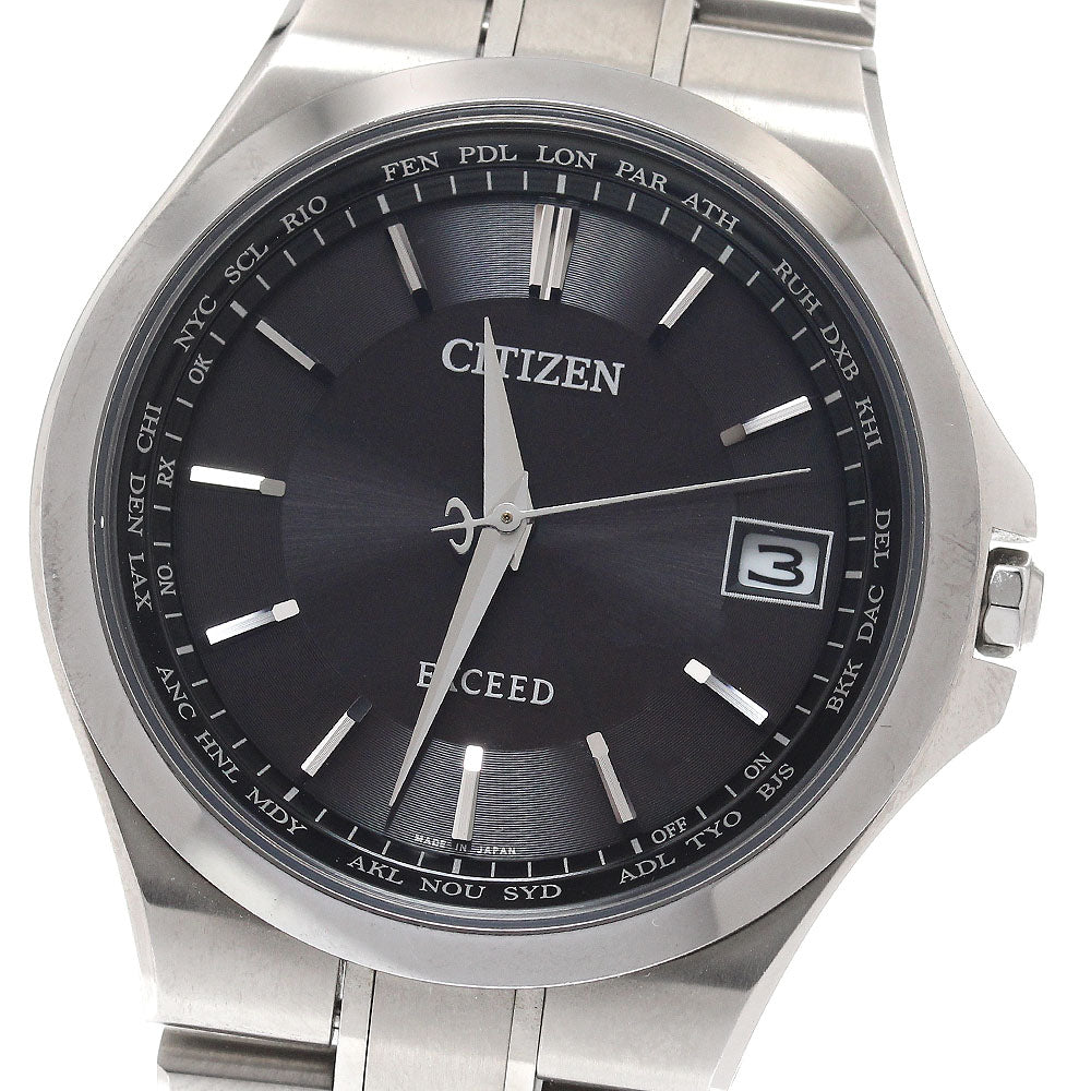 CITIZEN Exceed Eco Drive H149-T021221 Date Solar Powered Men's Watch_941933
