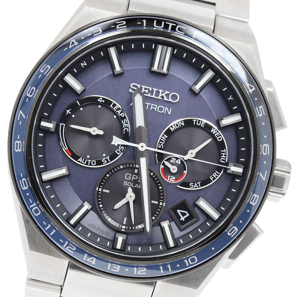 SEIKO Astron SBXC109/5X53-0BR0 Day Date GPS Solar Powered Radio Men's_941941