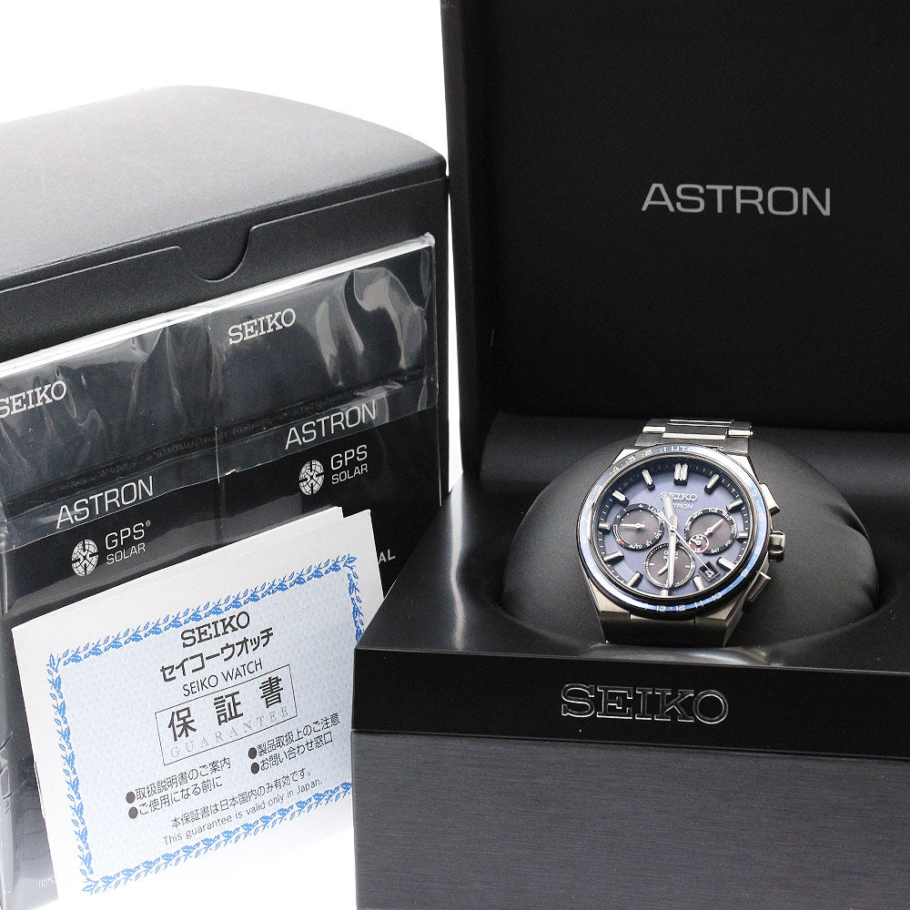 SEIKO Astron SBXC109/5X53-0BR0 Day Date GPS Solar Powered Radio Men's_941941
