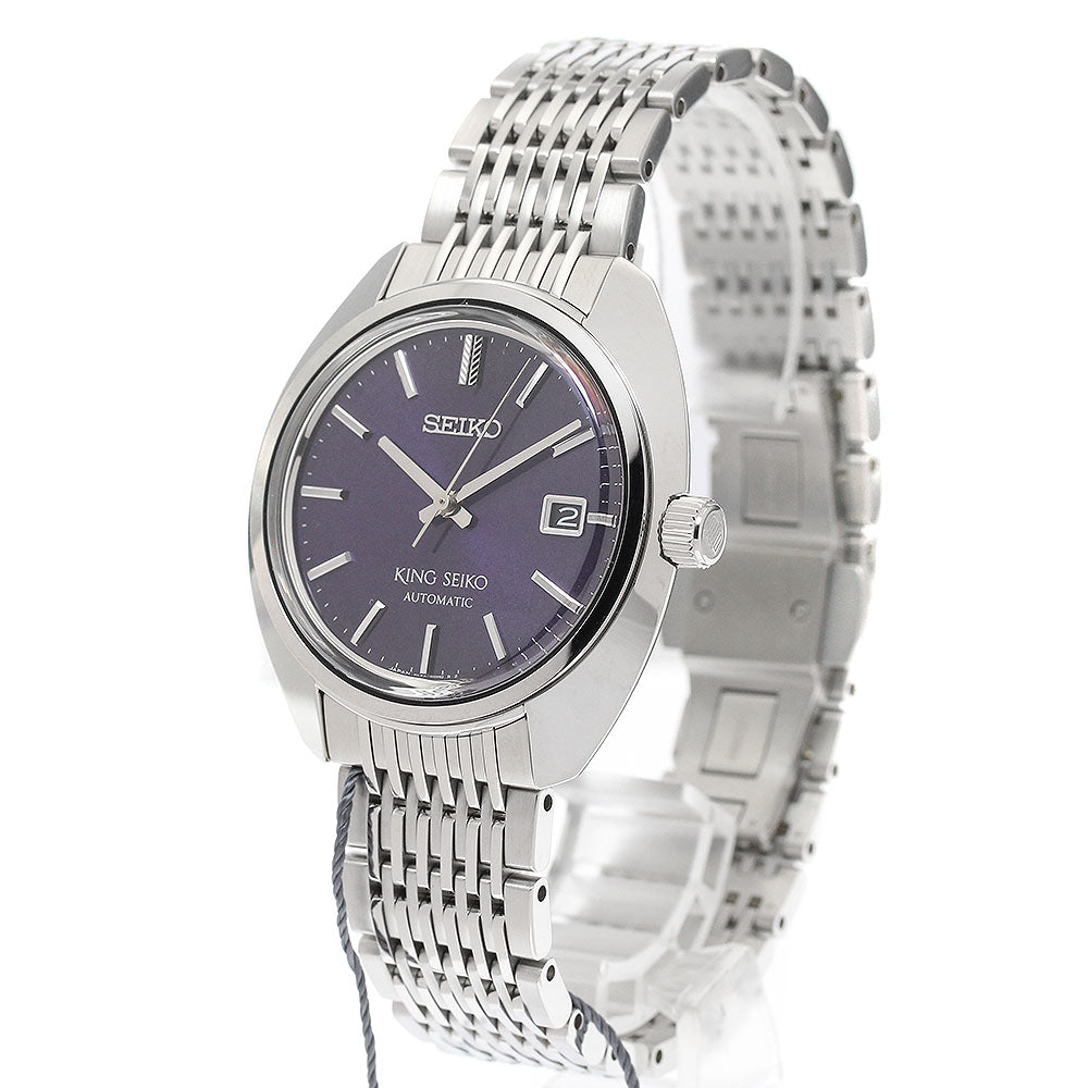 SEIKO King Seiko SDKA019/6L35-00J0 Date Purple Dial Automatic Men's Watch_941945