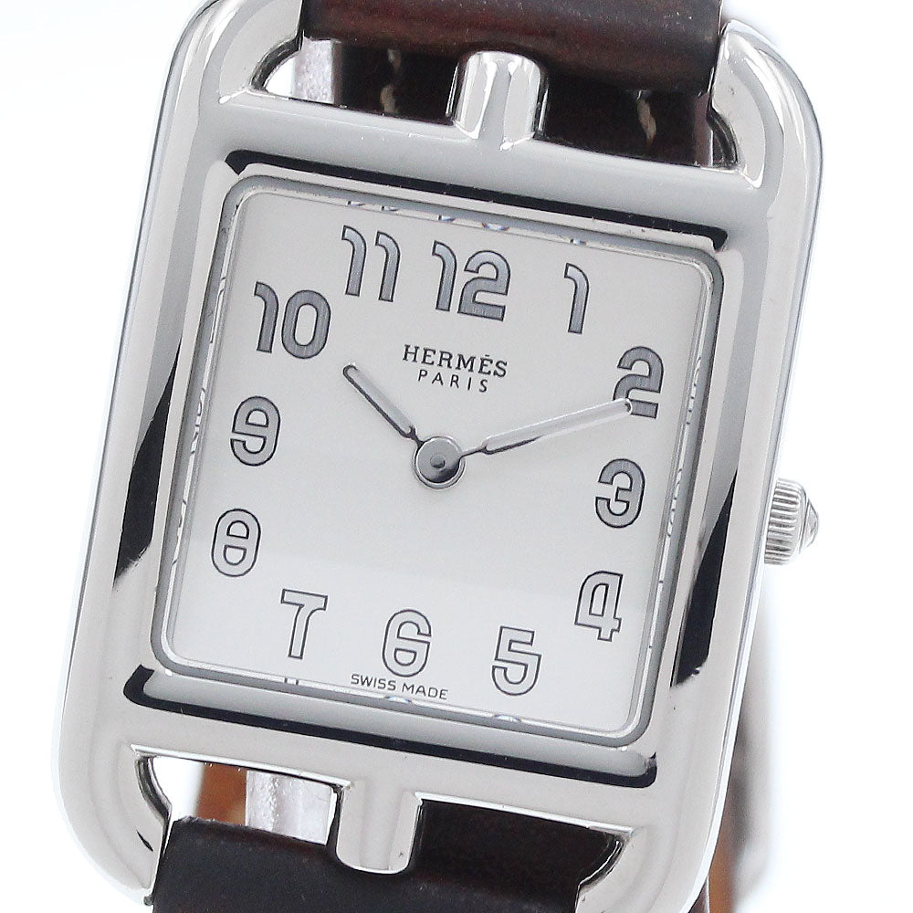 HERMES Cape Cod CC1.210a Double Tour Silver Dial Quartz Ladies Watch_941947