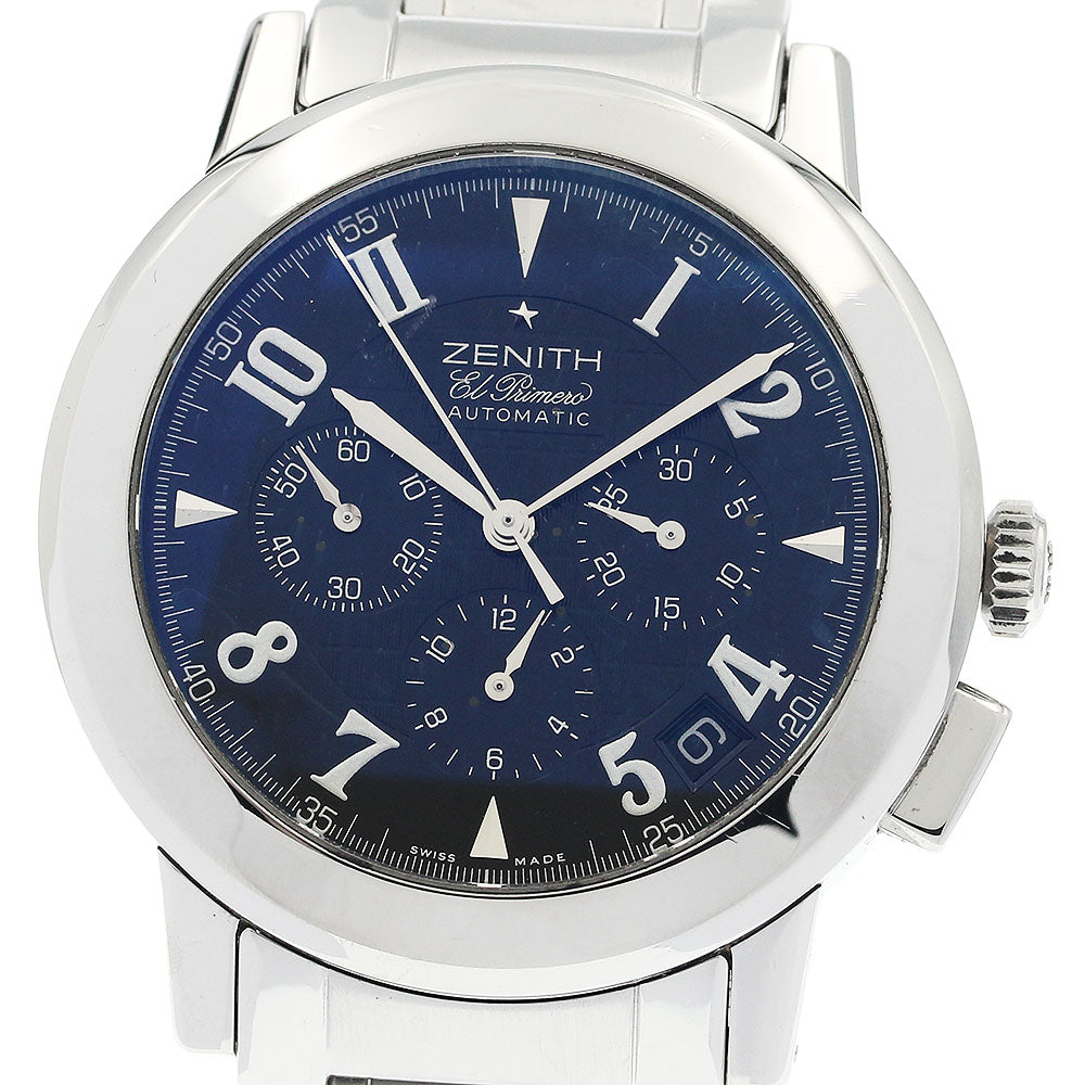ZENITH Port Royal El Primero 01/02.0451.400 Chronograph Date black Dial Automatic Men's Watch_941949