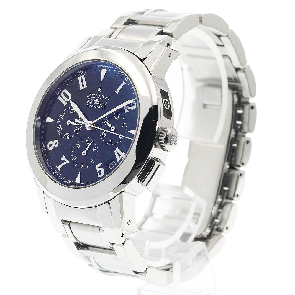 ZENITH Port Royal El Primero 01/02.0451.400 Chronograph Date black Dial Automatic Men's Watch_941949