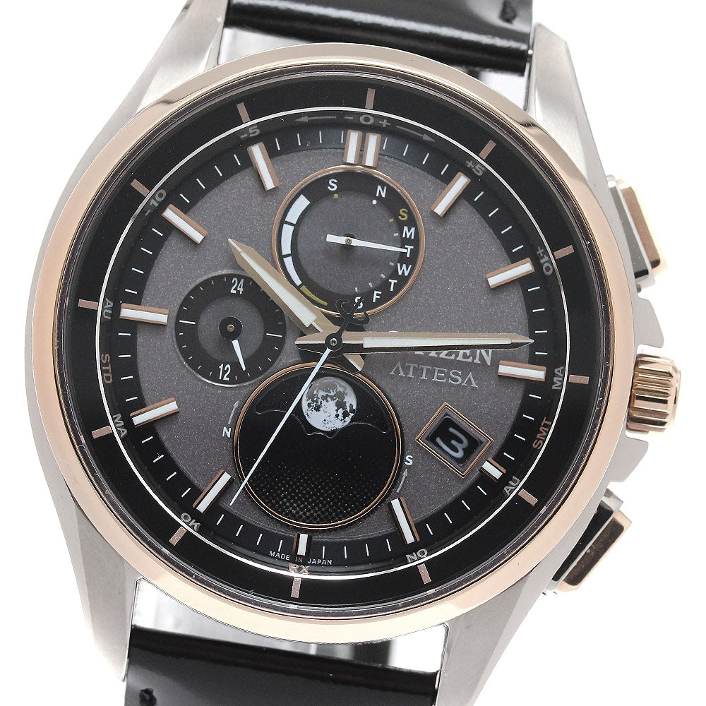 CITIZEN Attesa Luna Program BY1004-17X Solar Powered Radio Men's Watch_941955