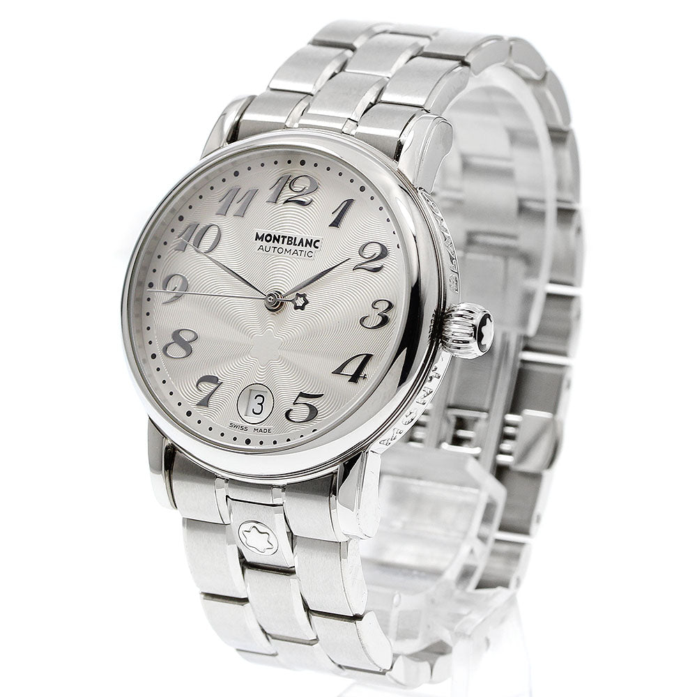 MONTBLANC Meisterstic 7042 Date Silver Dial Automatic Men's Watch_941961