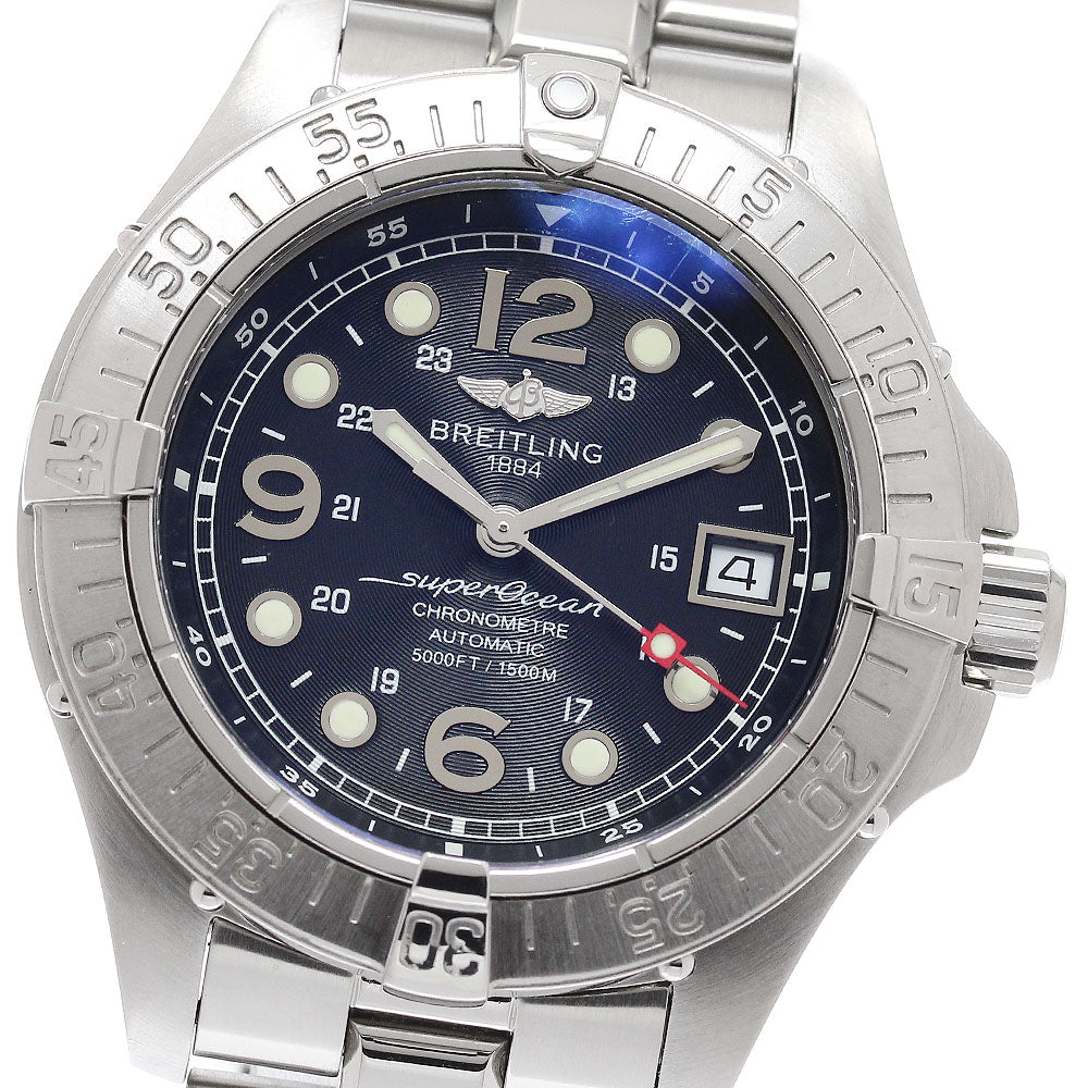 BREITLING Super Ocean A17360 Date black Dial Automatic Men's Watch_941965