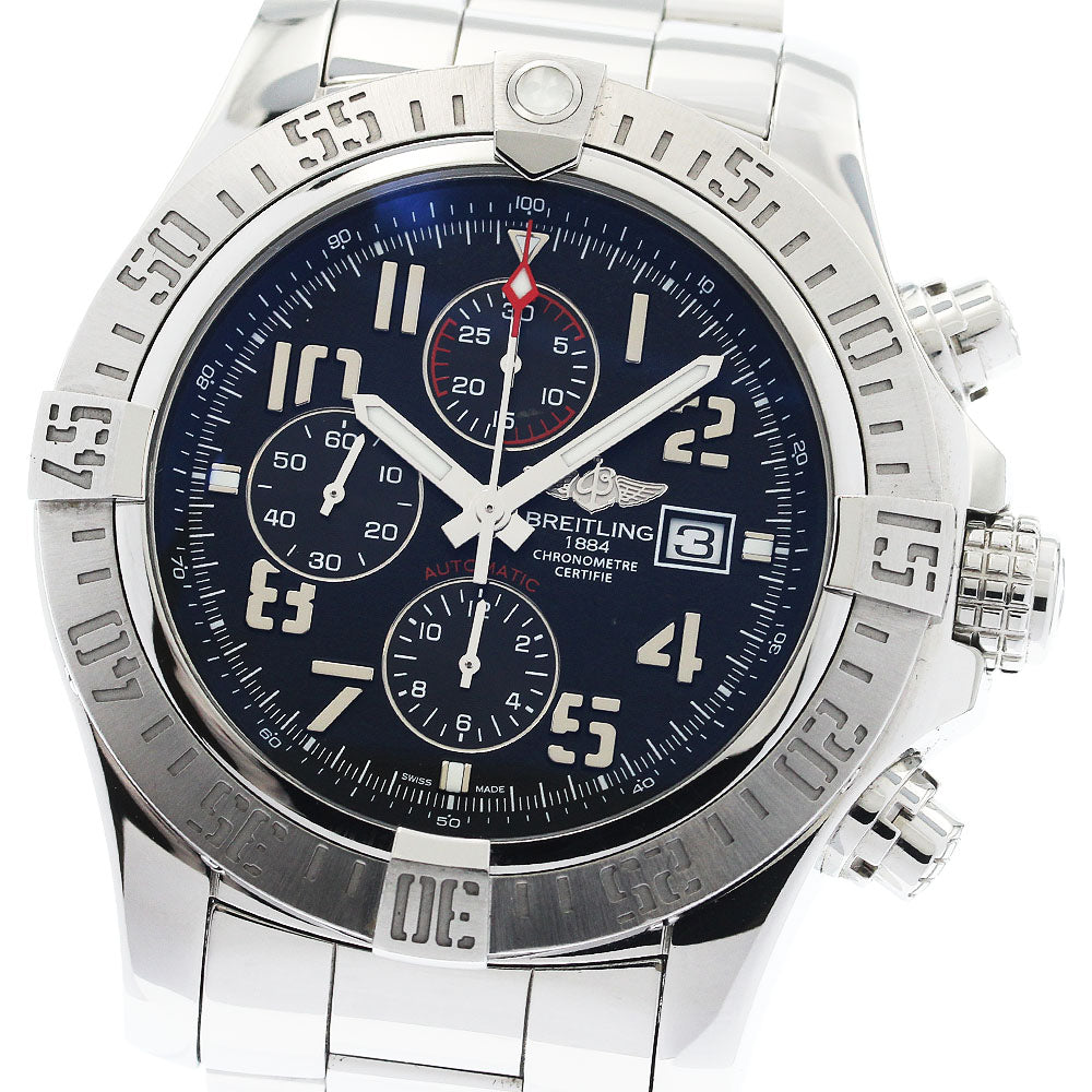 BREITLING Super Avenger II A13371 Date Chronograph Automatic Men's Watch_941971